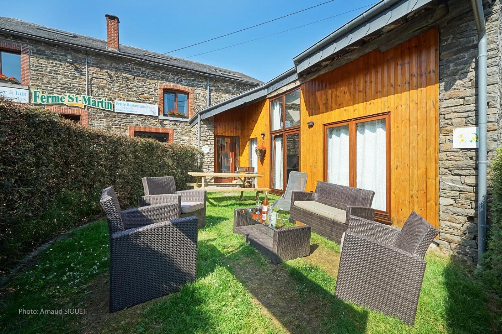 Ferme St Martin Bed & Breakfast Manhay ภายนอก รูปภาพ